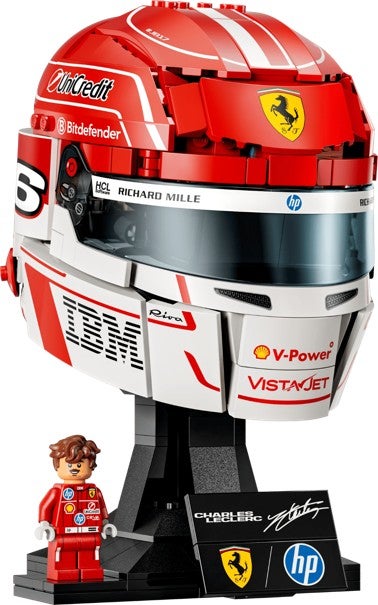 Lego Scuderia Ferrari HP Charles Leclerc hjelm 43014