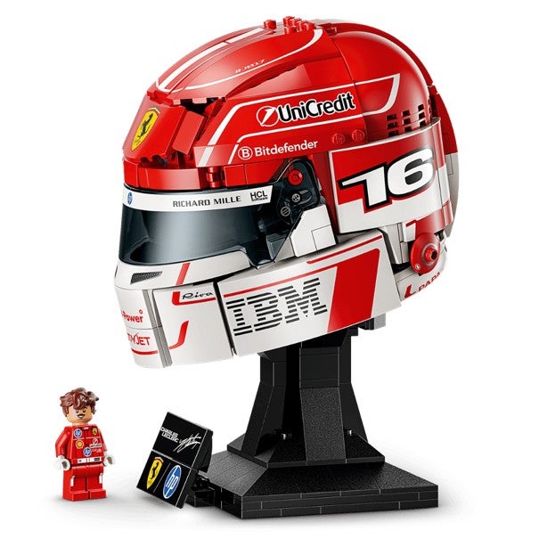 Lego Scuderia Ferrari HP Charles Leclerc hjelm 43014