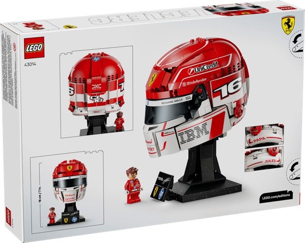 Lego Scuderia Ferrari HP Charles Leclerc hjelm 43014