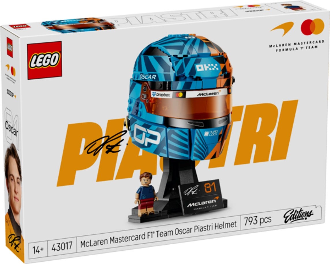 Lego McLaren Mastercard F1® Team Oscar Piastri hjelm 43017