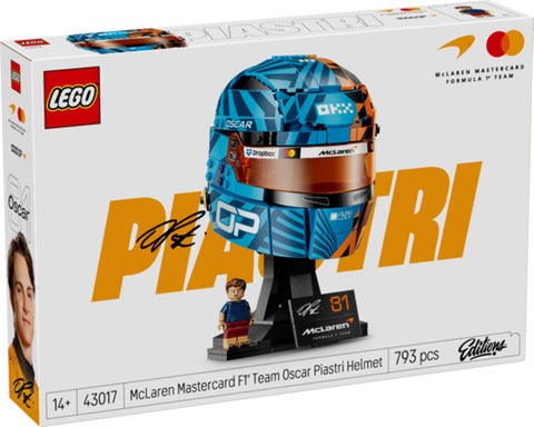 Lego McLaren Mastercard F1® Team Oscar Piastri hjelm 43017
