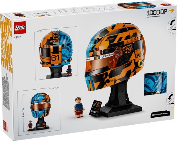 Lego McLaren Mastercard F1® Team Oscar Piastri hjelm 43017