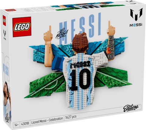 Lego Lionel Messi feirer seieren 43018