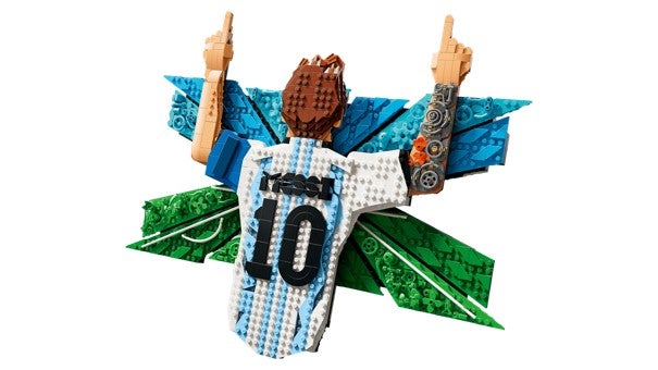 Lego Lionel Messi feirer seieren 43018
