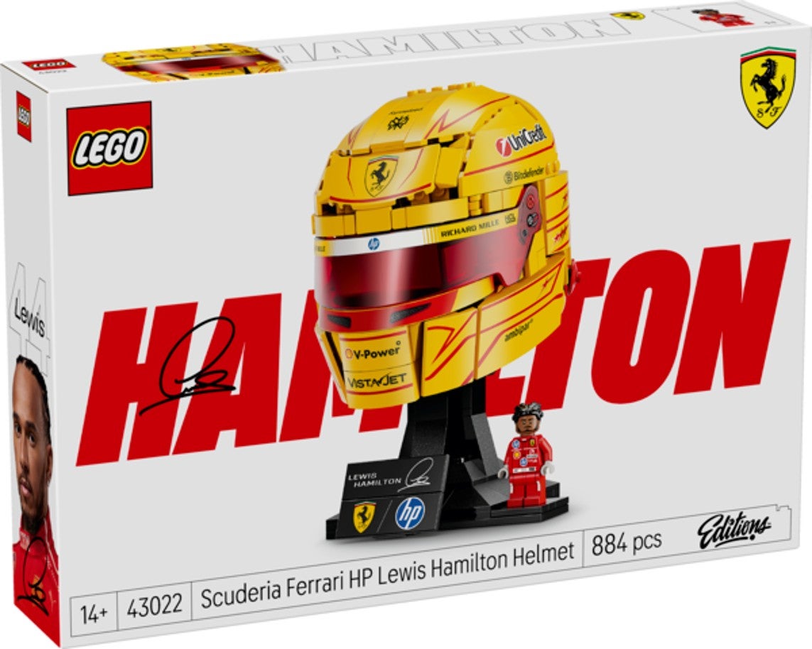 Lego Scuderia Ferrari HP Lewis Hamilton hjelm 43022