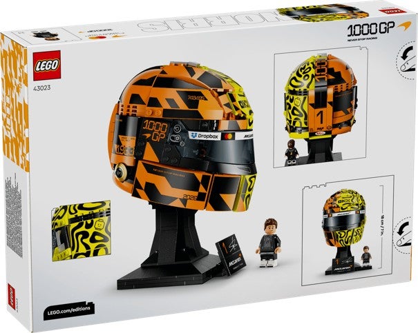Lego McLaren Mastercard F1® Team Lando Norris hjelm 43023
