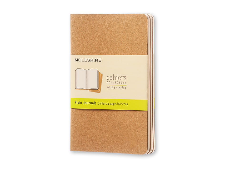 Moleskine Notatbok Blank Kraft Pkt (3)