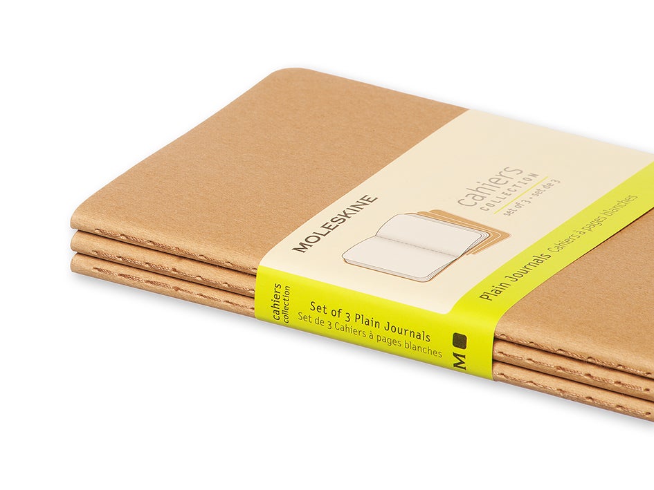 Moleskine Notatbok Blank Kraft Pkt (3)