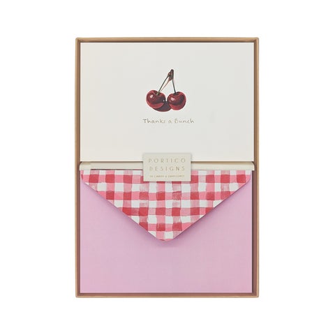 Brevpapir Thanks A Bunch Cherry 10pk
