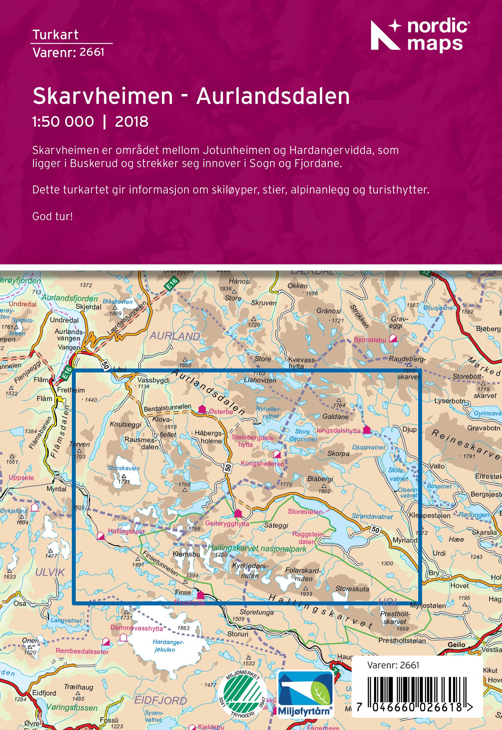 Skarvheimen 1:50 000