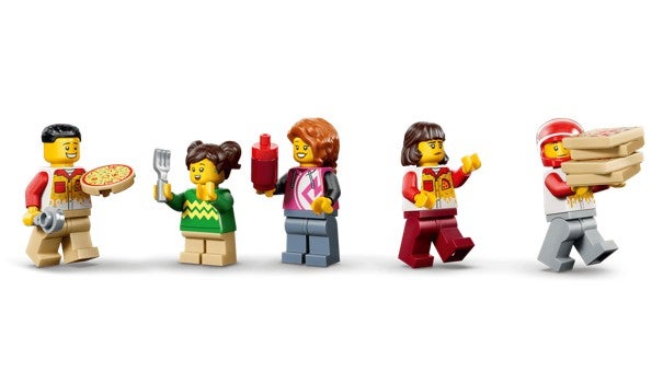 Lego Pizzalevering med kjøretøy 60496