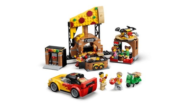 Lego Pizzalevering med kjøretøy 60496