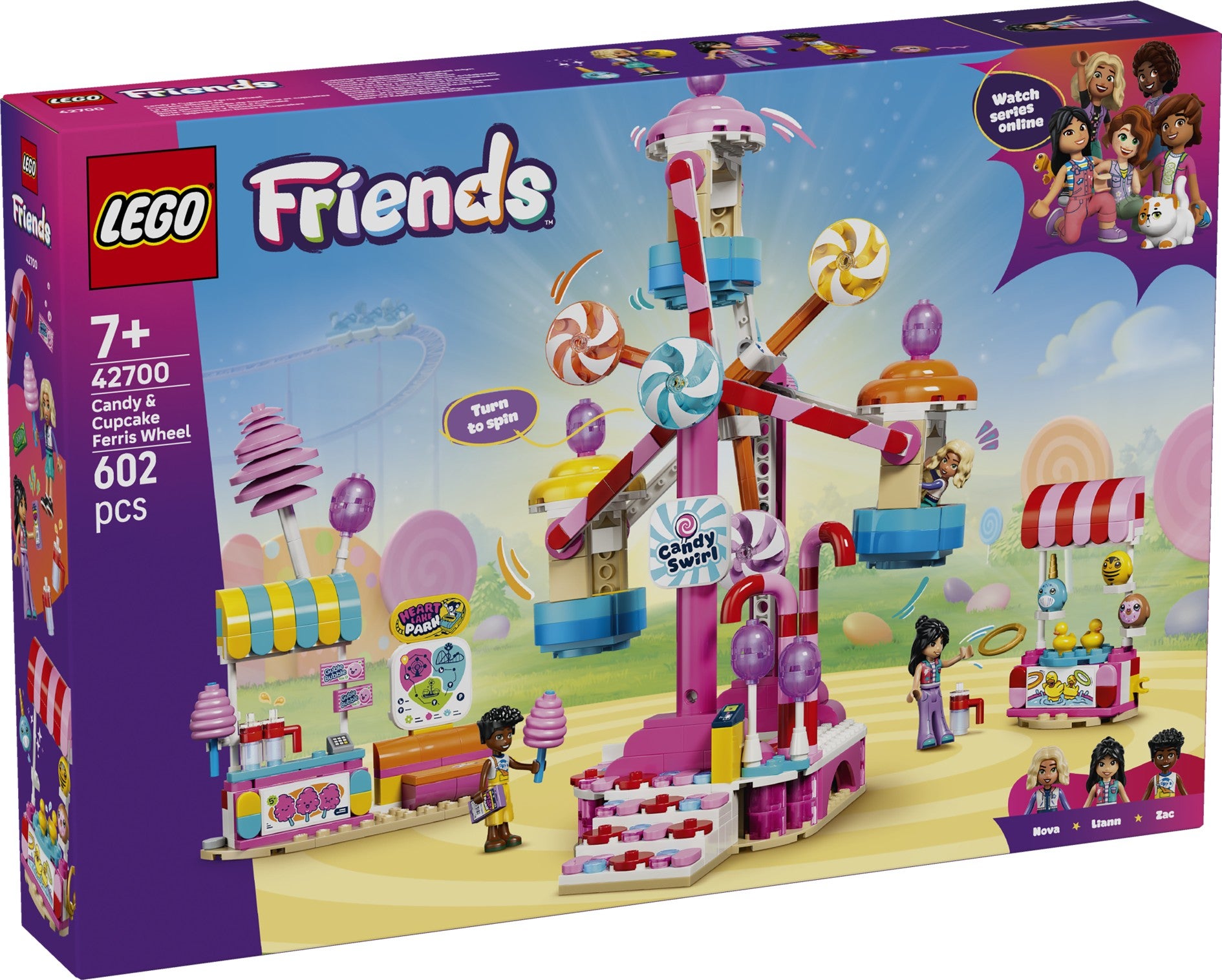 Lego Pariserhjul med godteri og cupcaker 42700