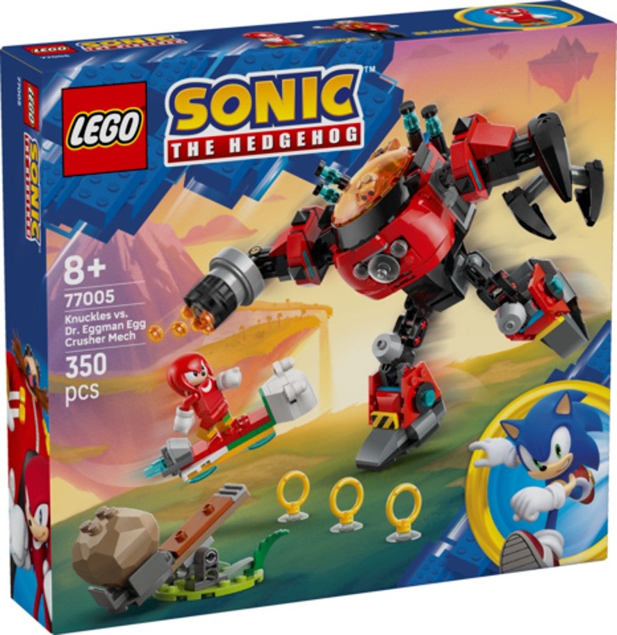 Lego Knuckles Dr. Eggmans Egg Crusher-robot 77005