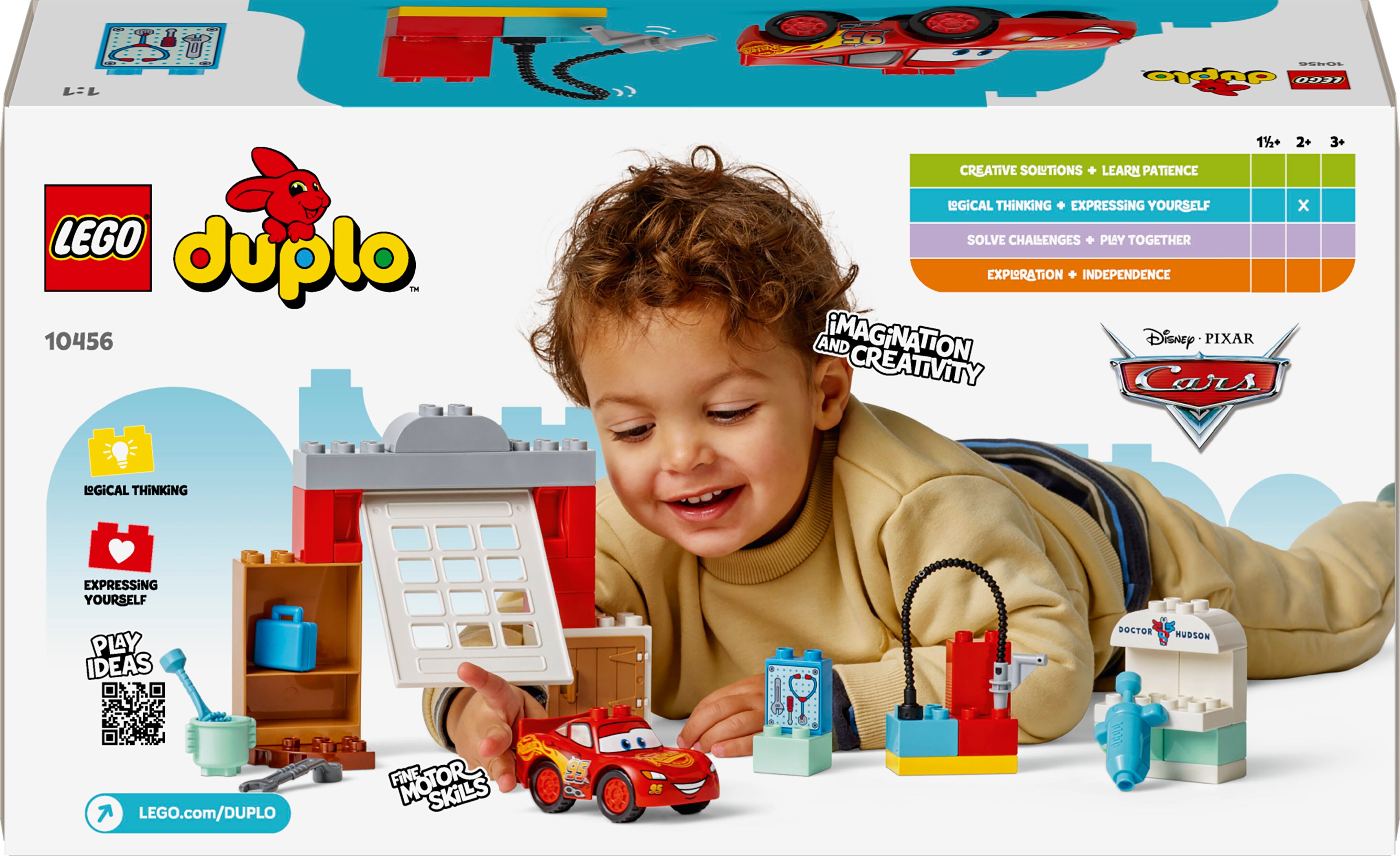 Lego McQueen besøker Docs verksted 10456