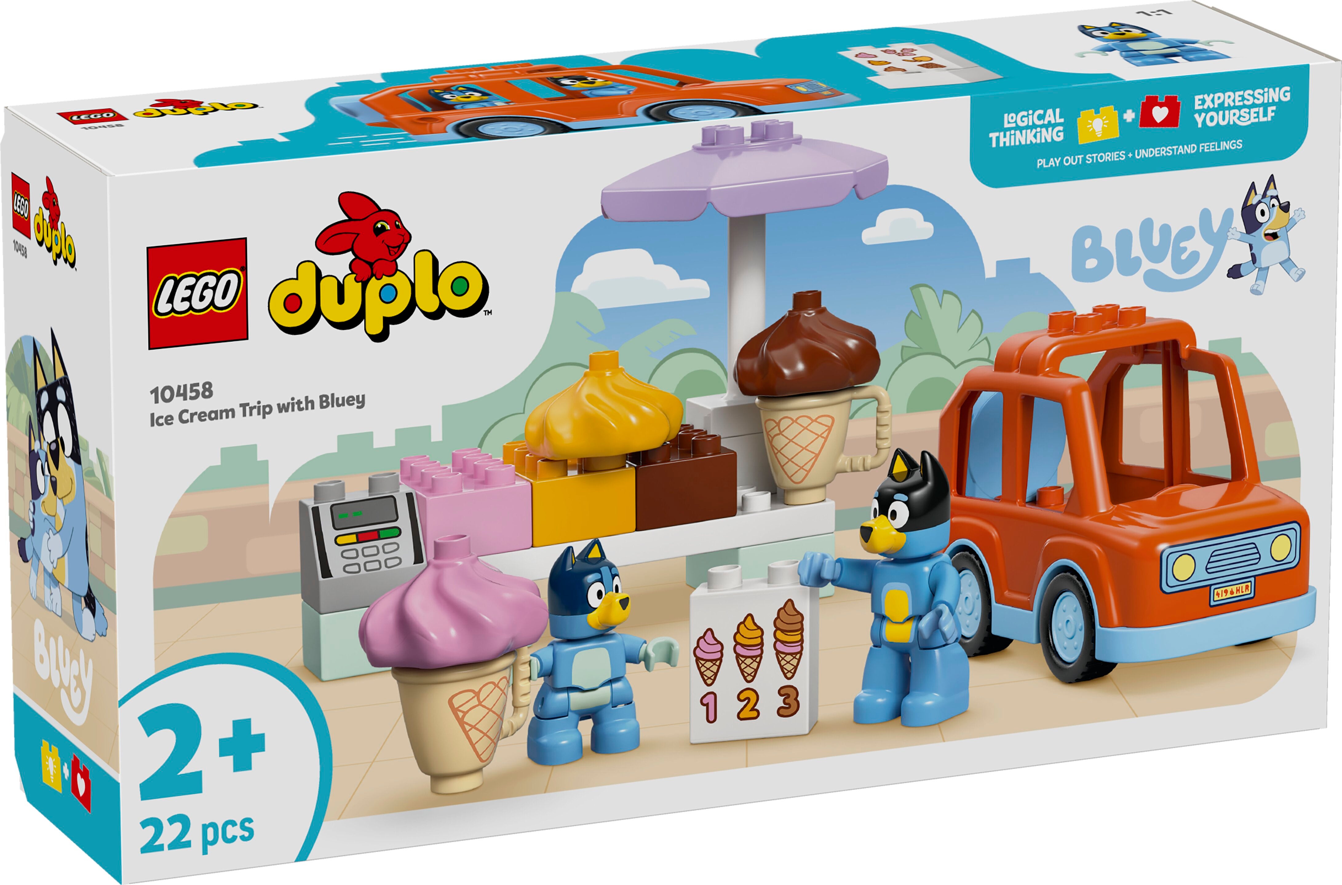 Lego På iskremtur med Bluey 10458