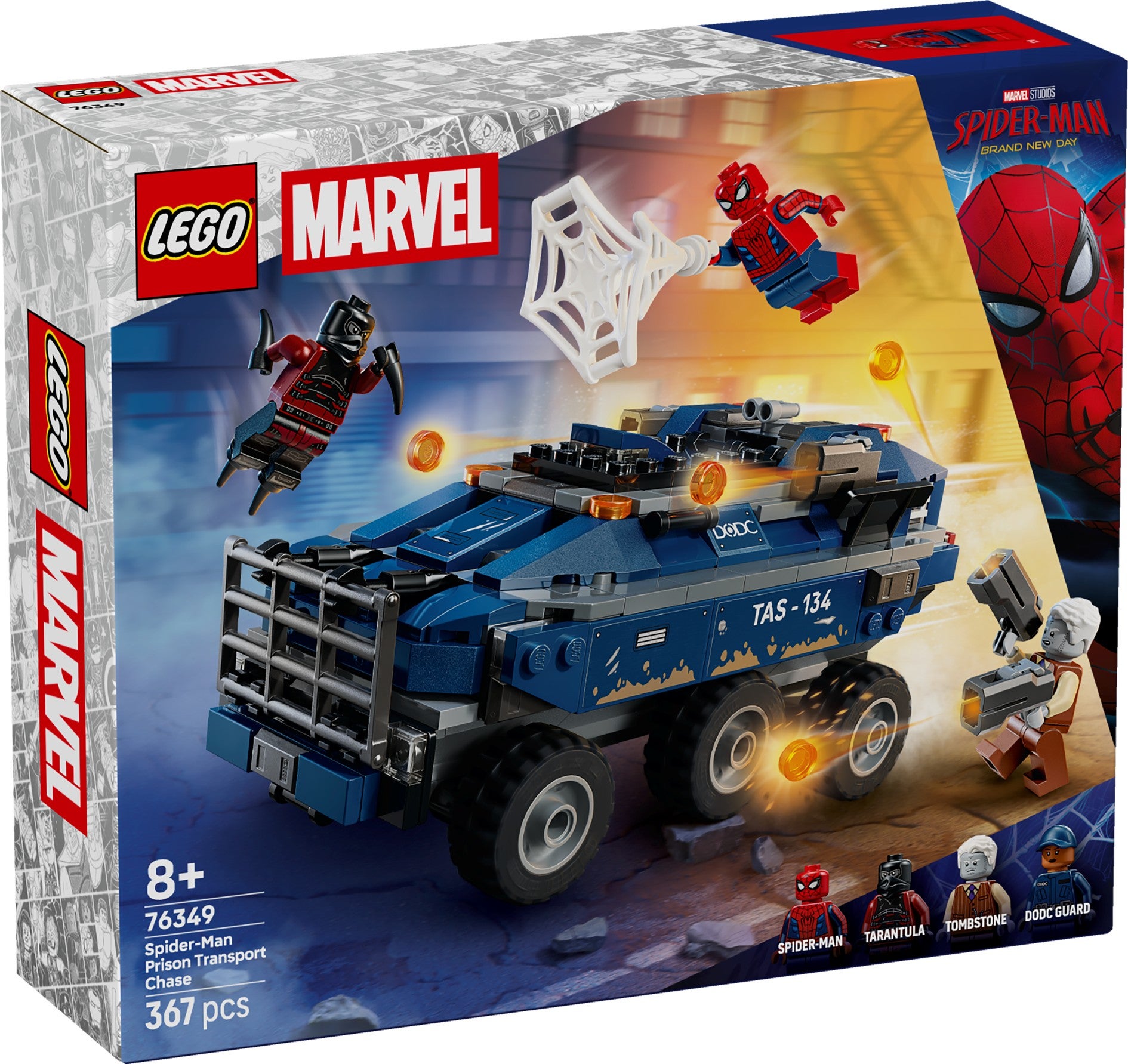 Lego Spider-Man og fangetransporten 76349