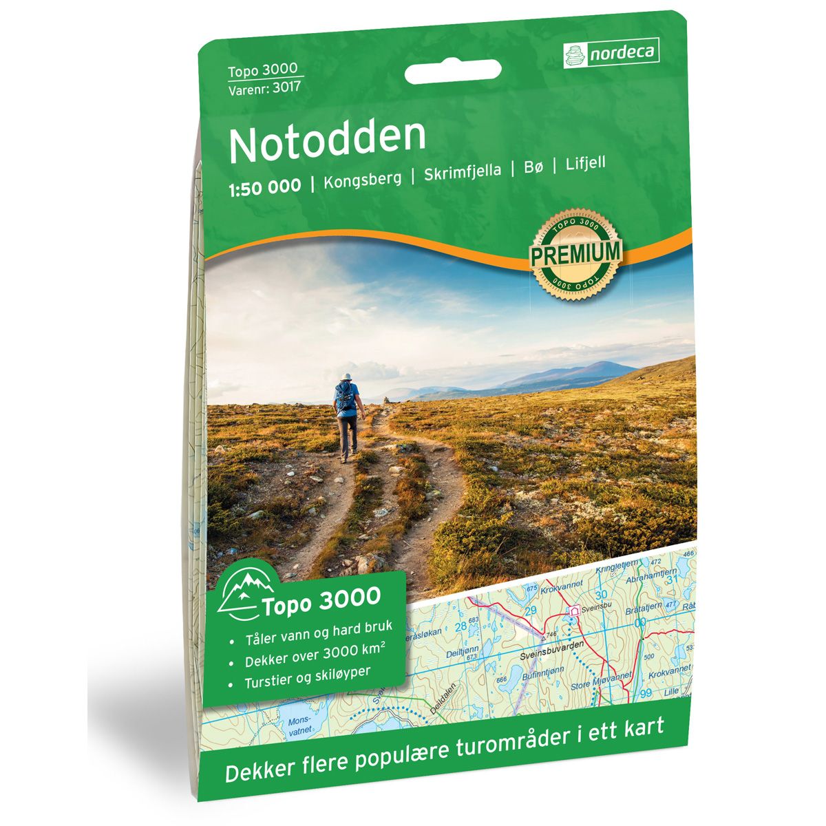 Notodden 1:50 000