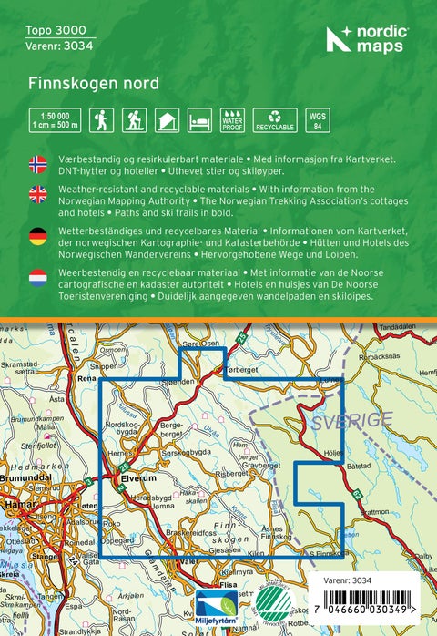 Finnskogen Nord 1.50 000