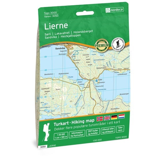 Lierne 1:50 000