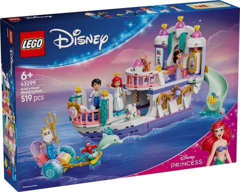 Lego Prinsesse Ariels bryllupsbåt 43299