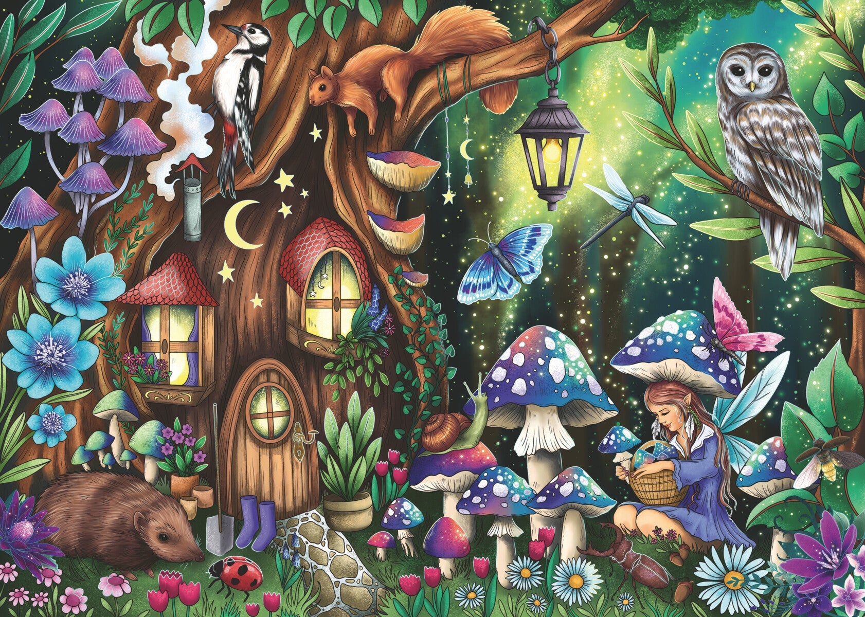 Puslespill 1000 I Den Magiske Skogen Ravensburger