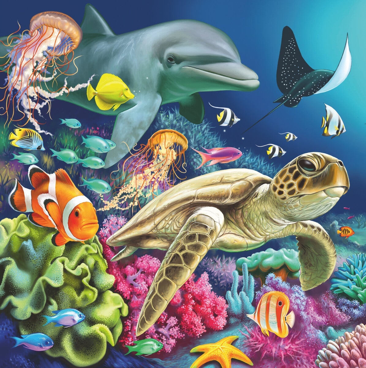 Puslespill 3X49 Under Vann Ravensburger