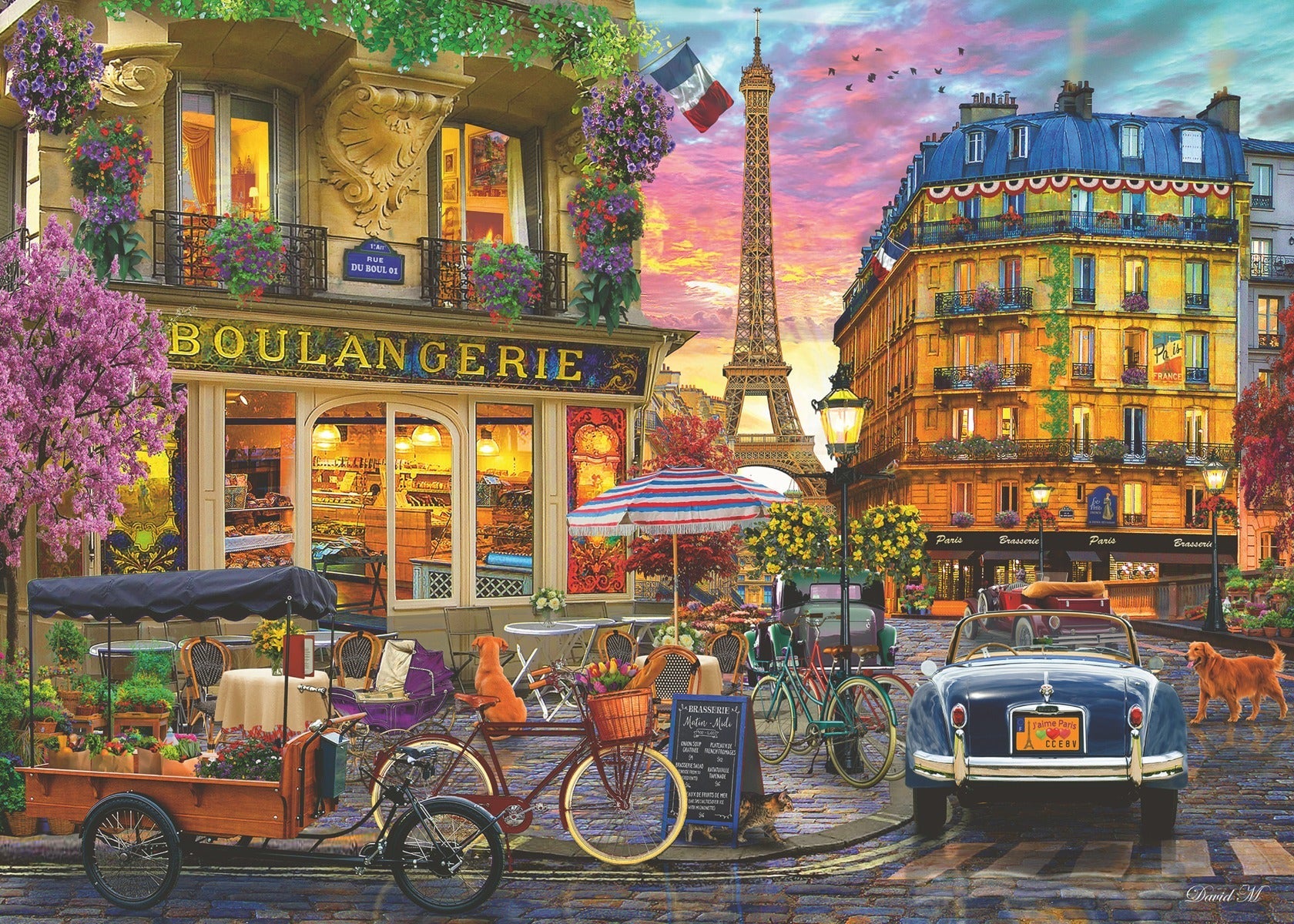 Puslespill 1000 Paris Ved Daggry Ravensburger