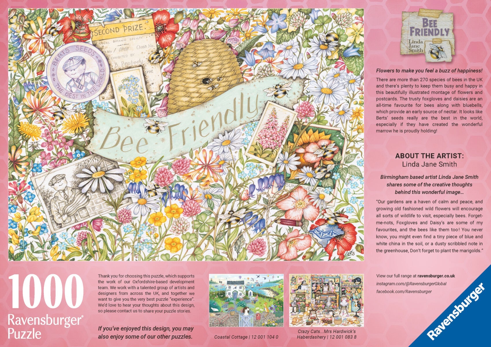 Puslespill 1000 Humle Vennlig Ravensburger