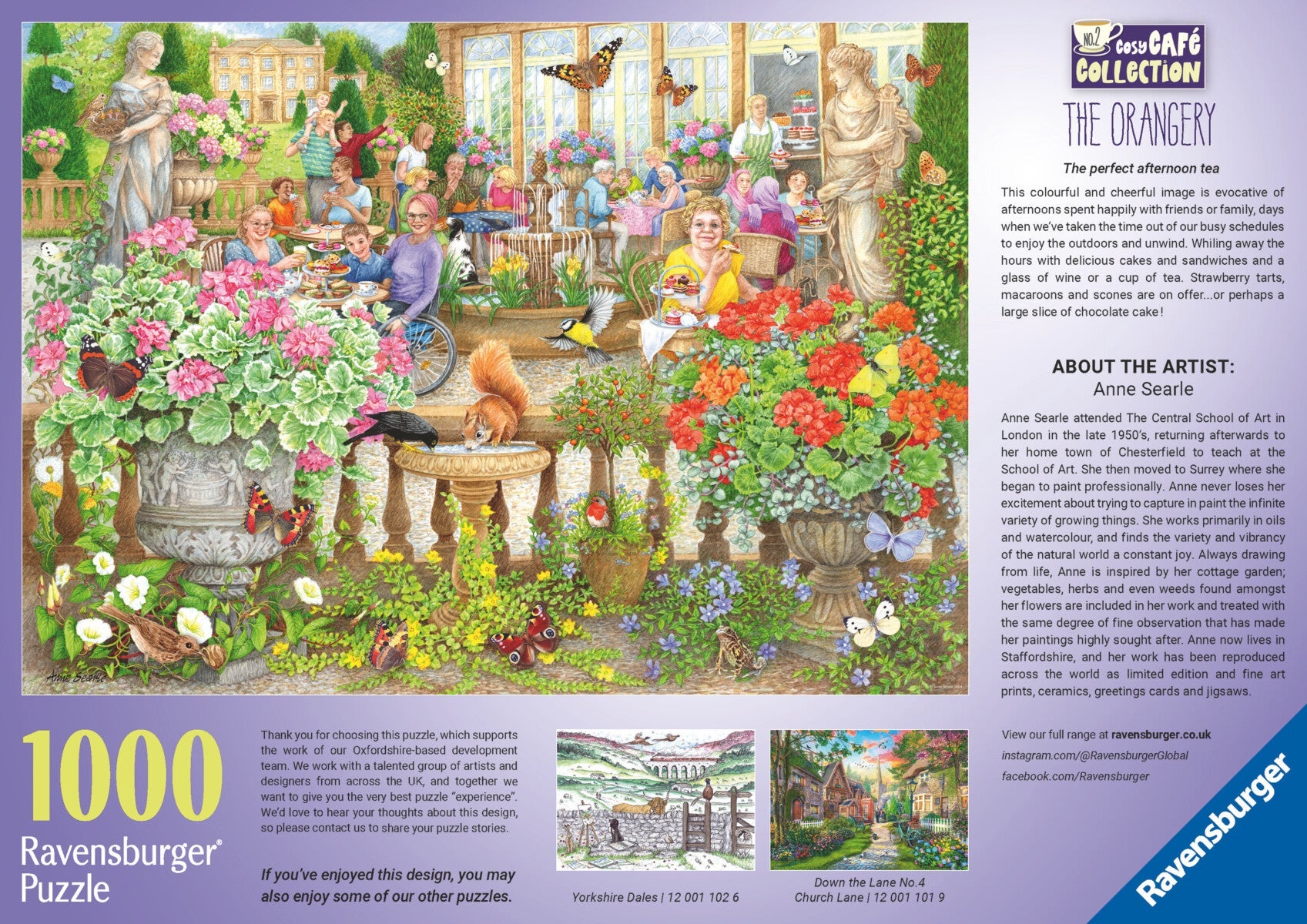 Puslespill 1000 Cosy Cafe Ravensburger