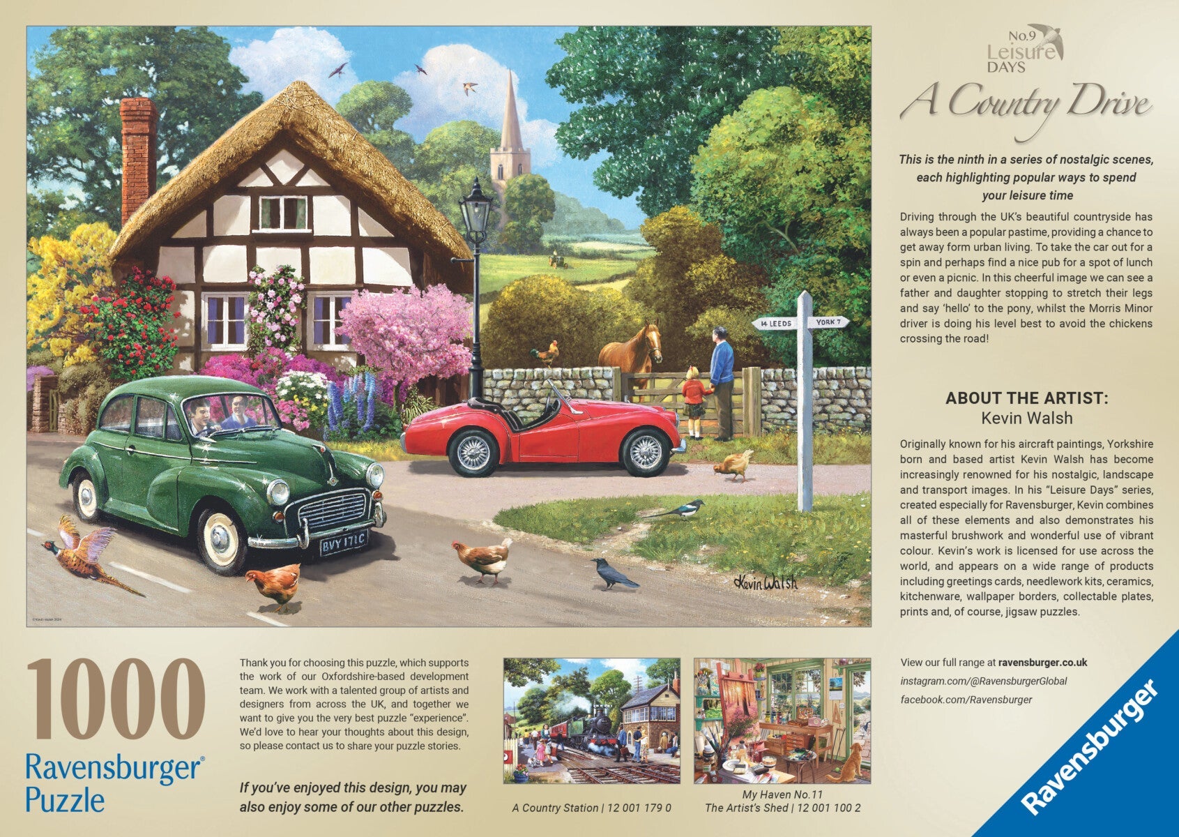 Puslespill 1000 For å Si Hei Ravensburger