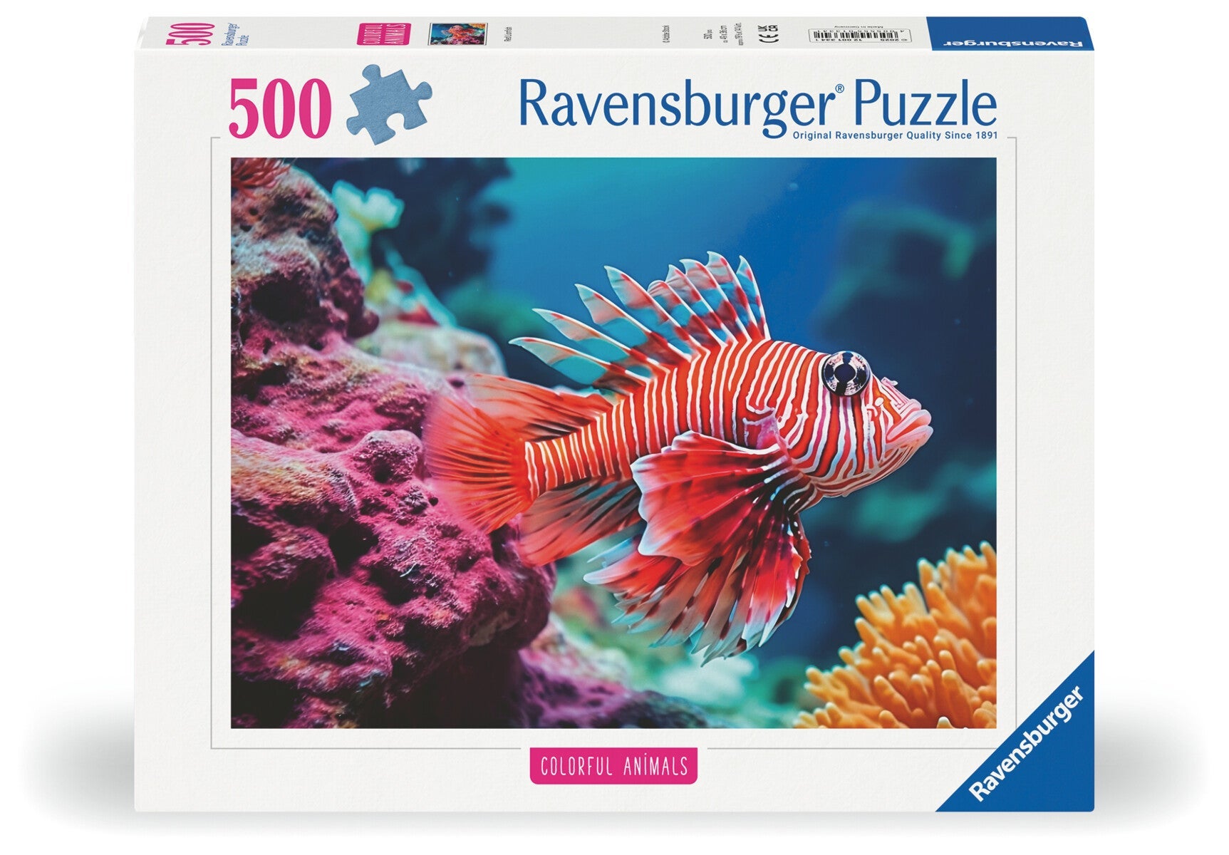 Puslespill 500 Rød Dragefisk Ravensburger