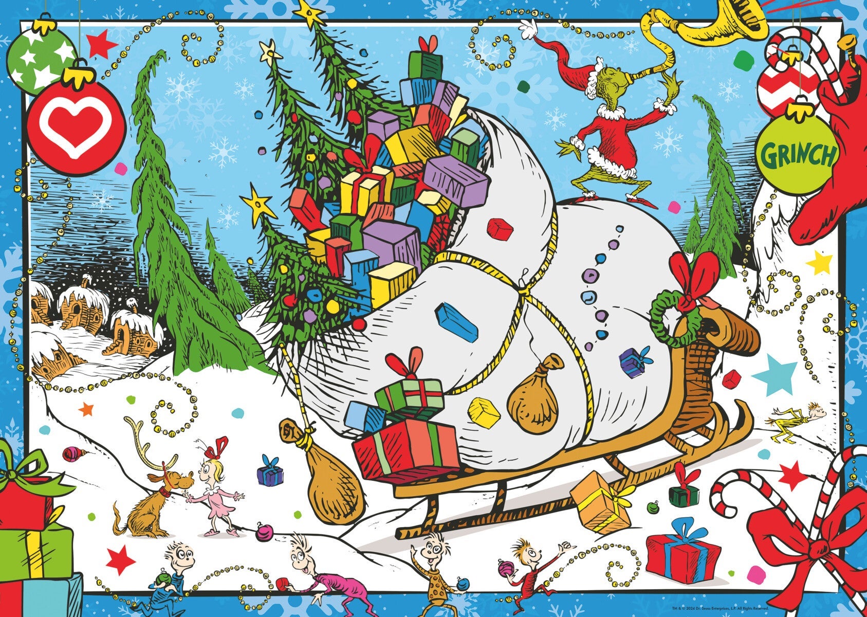 Puslespill 1000 The Grinch Ravensburger
