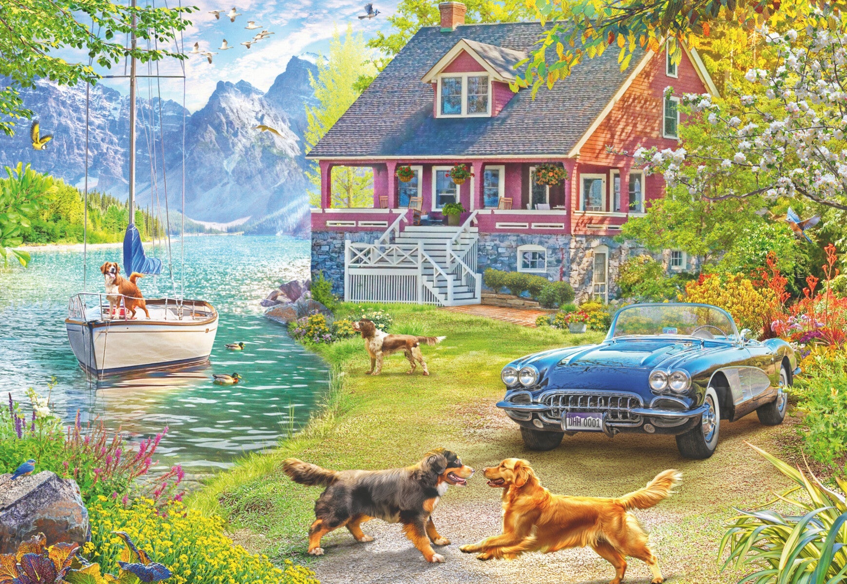 Puslespill 200 Sommerhus Ad Ravensburger