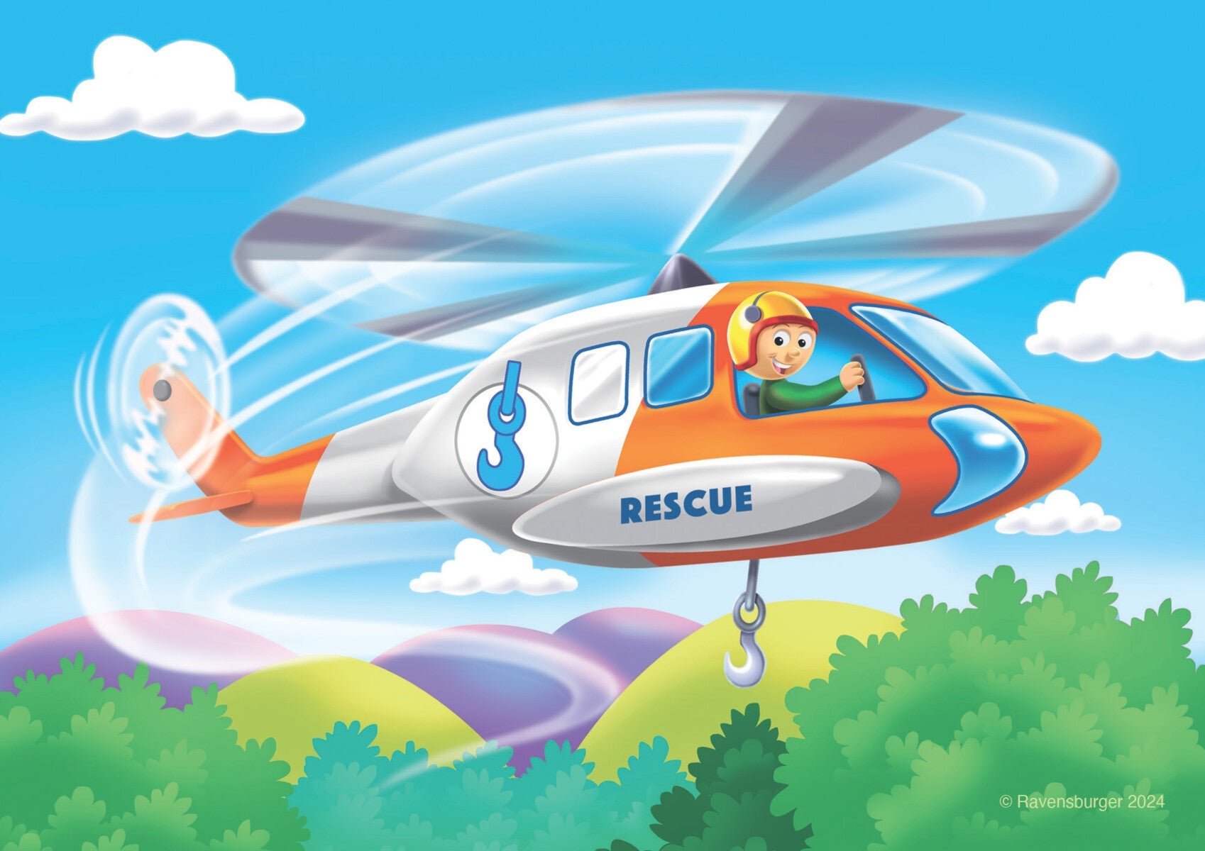 Puslespill 2 3 4 5 Redningskj Ravensburger