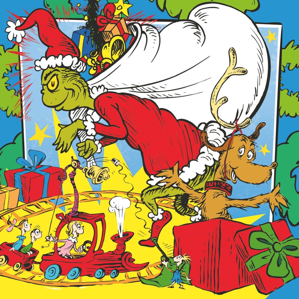 Puslespill 3X49 Grinch Ravensburger