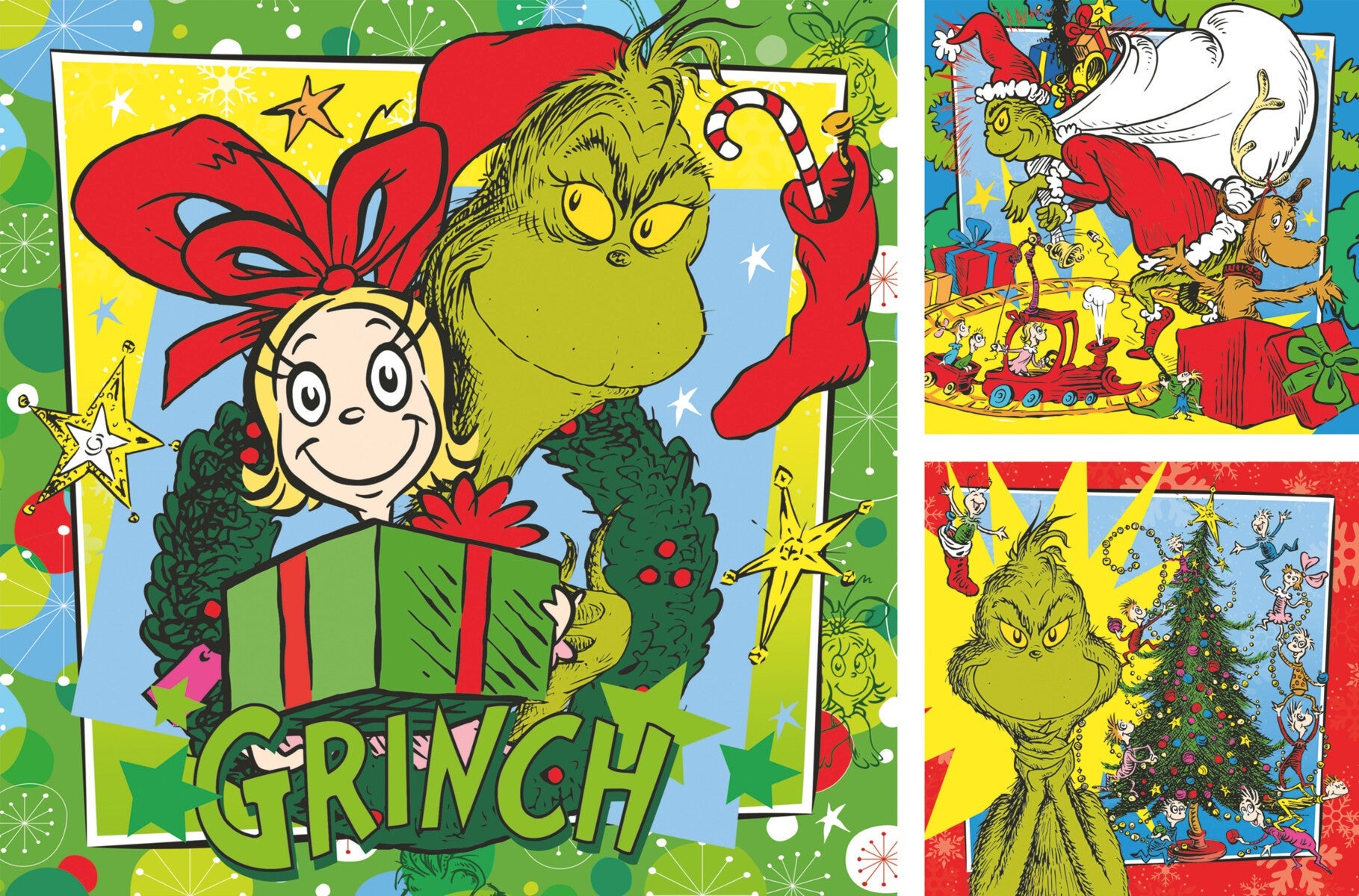 Puslespill 3X49 Grinch Ravensburger