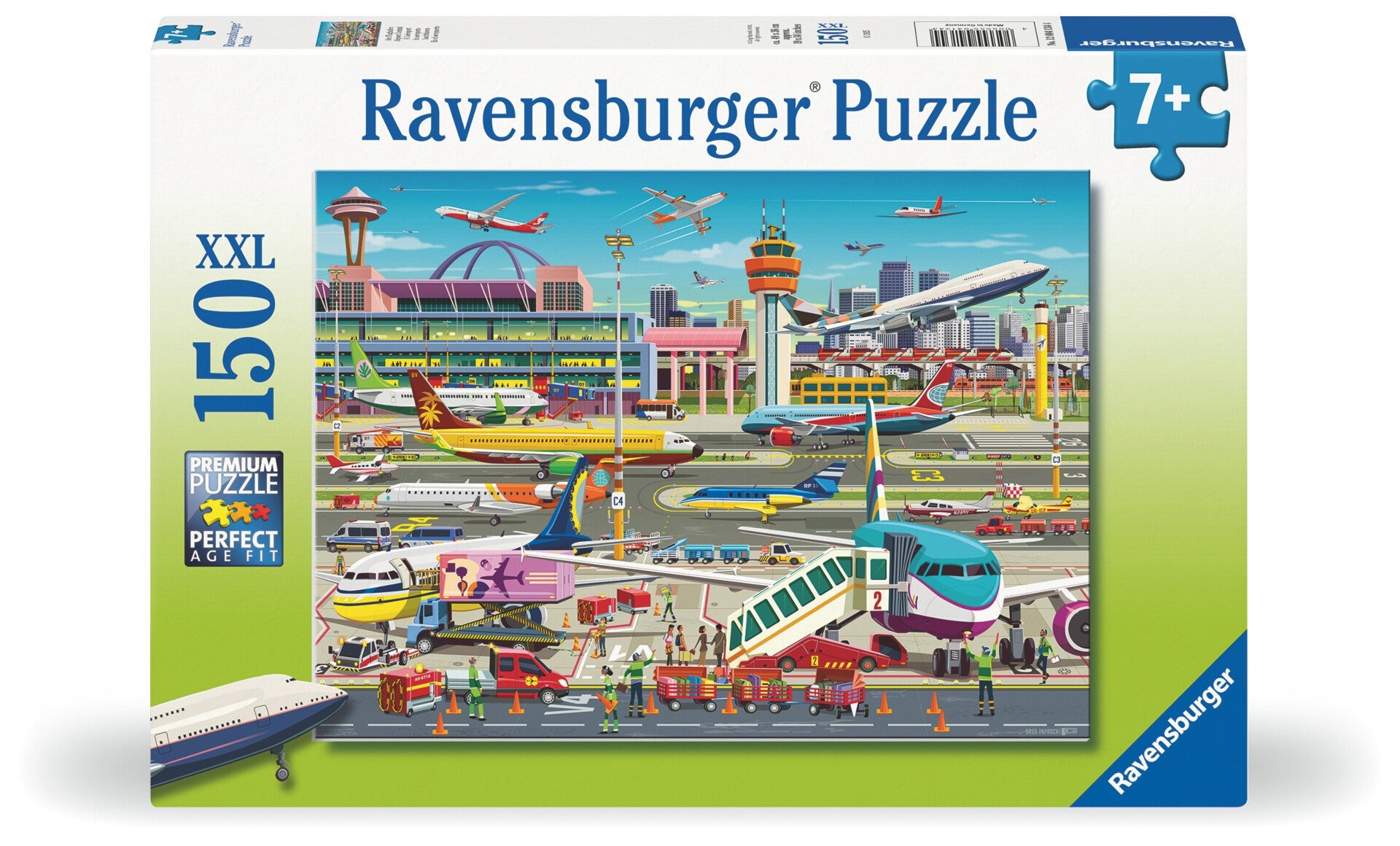 Puslespill 150 Flyplass Ravensburger