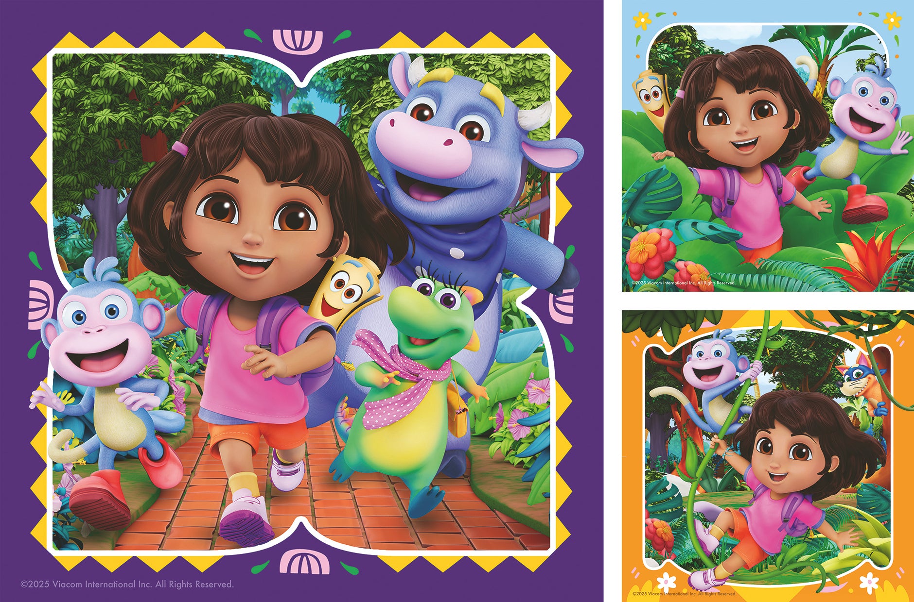 Puslespill 2x49 Dora Utforskeren Ravensburger