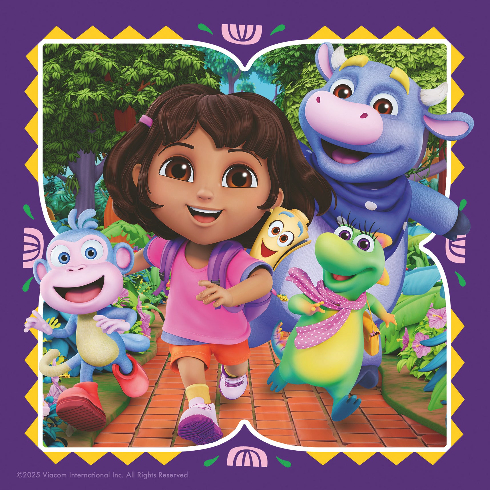 Puslespill 2x49 Dora Utforskeren Ravensburger