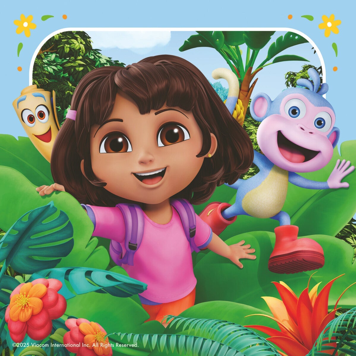 Puslespill 2x49 Dora Utforskeren Ravensburger