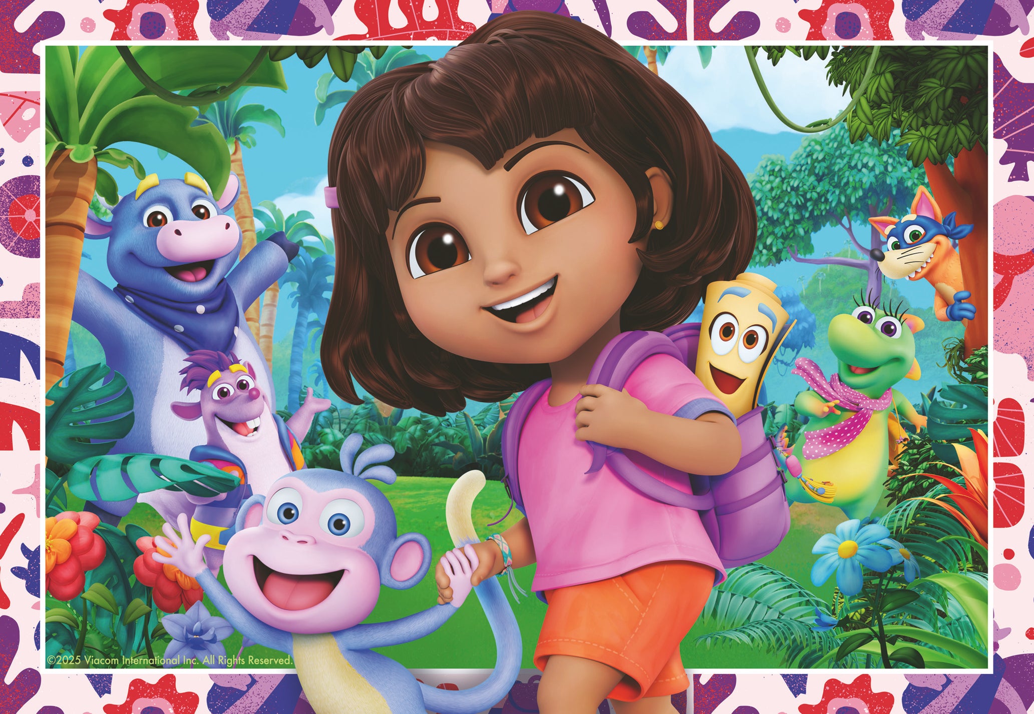 Puslespill 2x24 Dora Utforskeren Ravensburger
