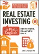 Real Estate Investing in Plain English