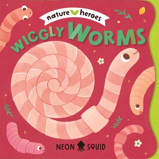 Wiggly Worms - An adorable peek-through rhyming board book about insects and nature