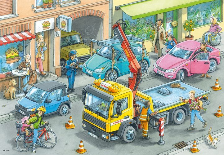 Puslespill 2X24 Ut Å Jobbe Ravensburger