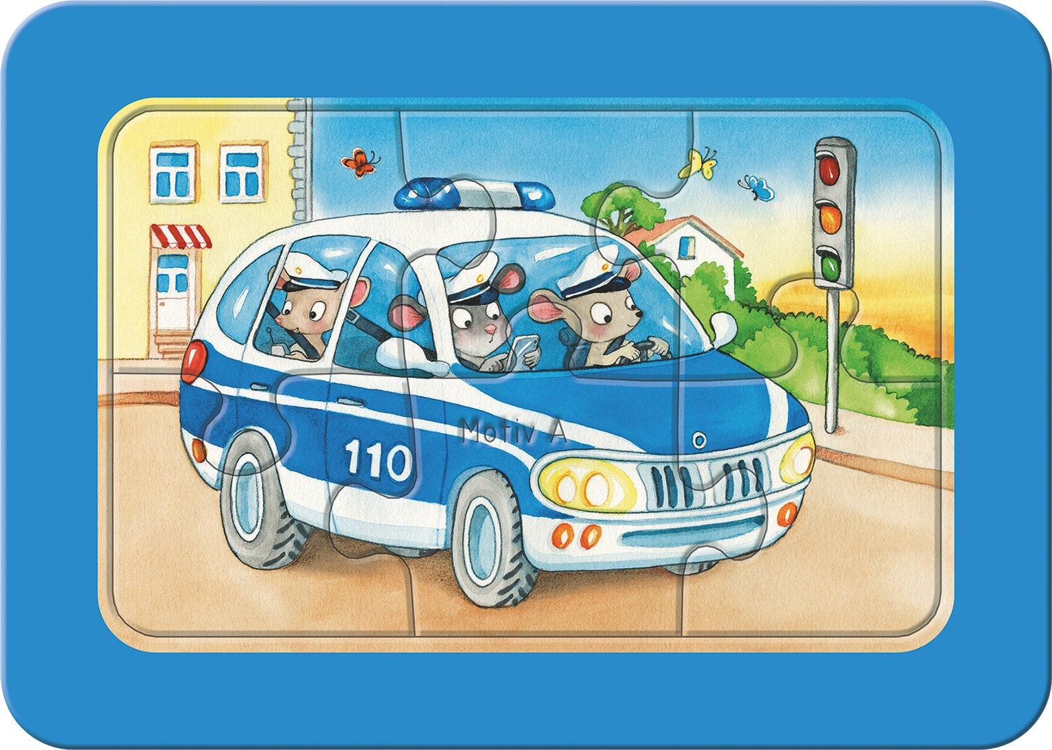 Puslespill 3x6 Dyr I Aksjon Ravensburger