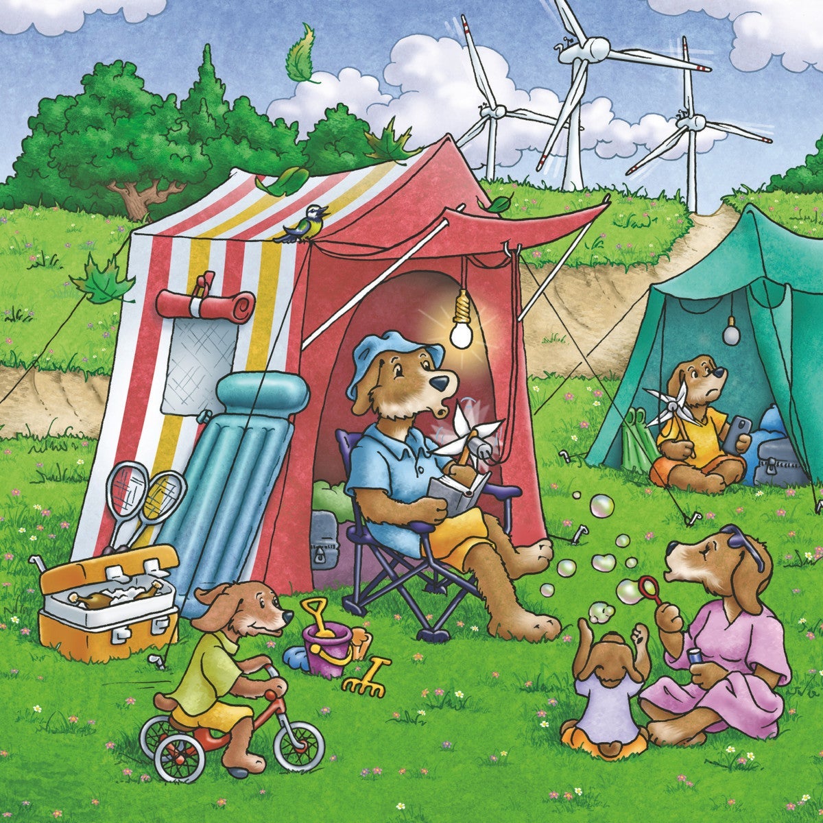 Puslespill 3x49 Fornybar Energi Ravensburger