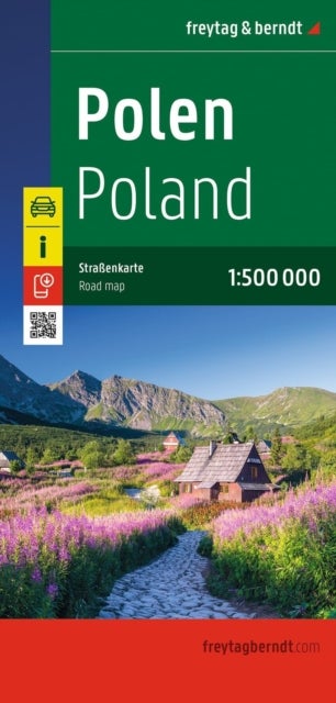 Poland Road Map - 1:500,000 scale