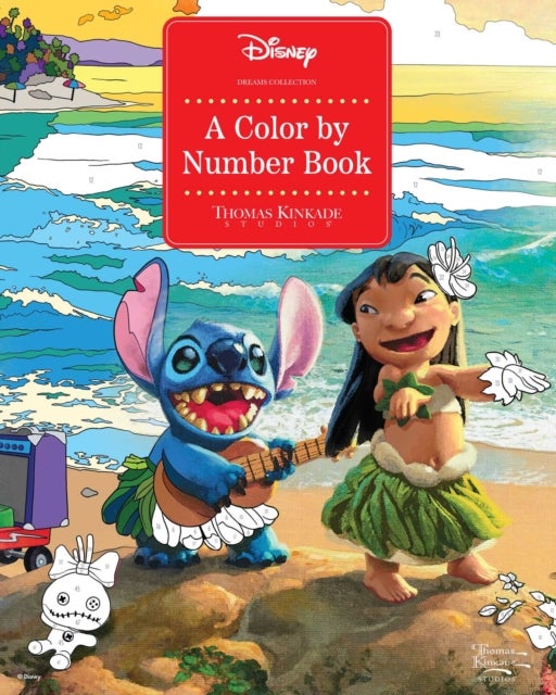 Disney Dreams Collection Thomas Kinkade Studios A Color by Number Book