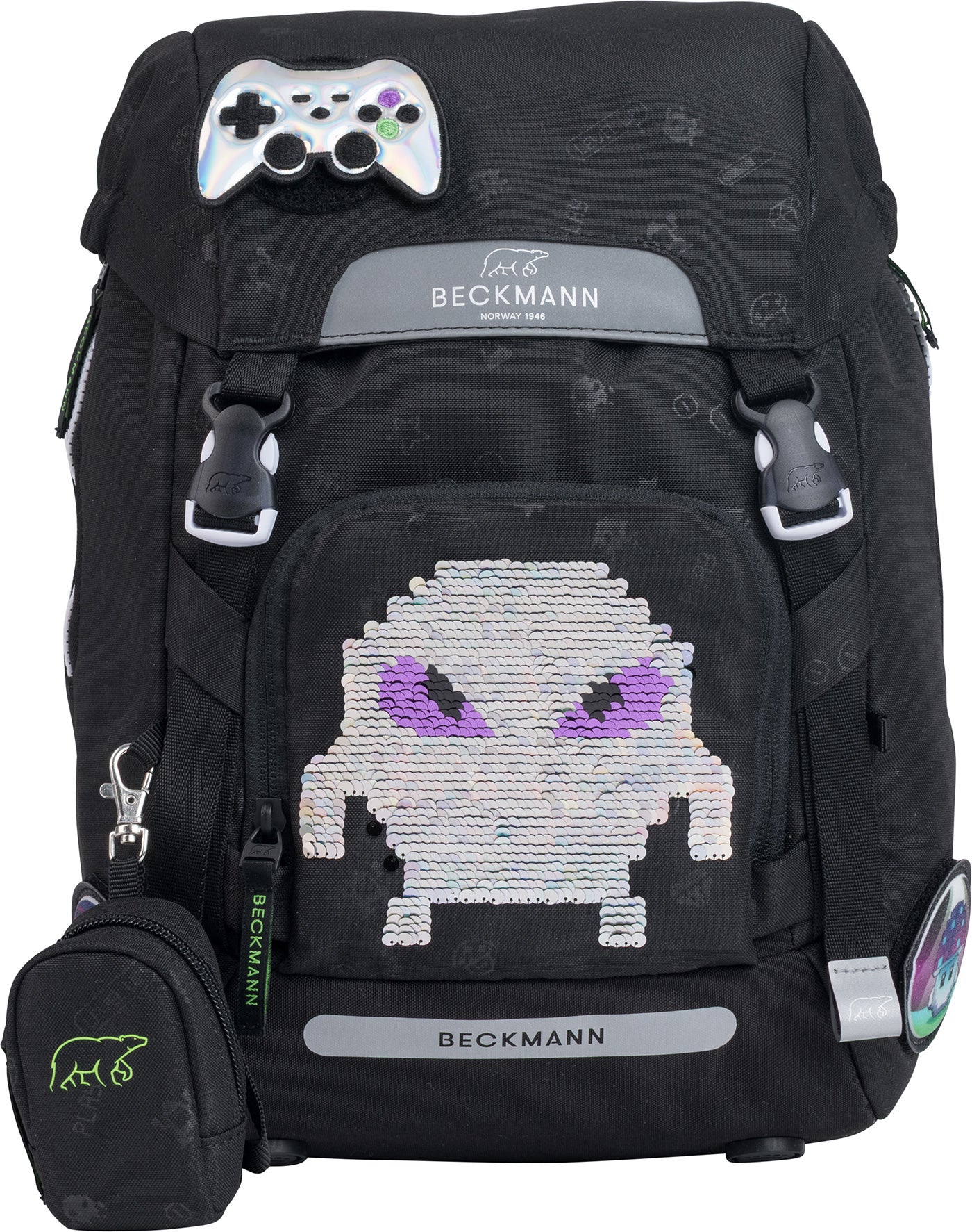 Skolesekk 1.kl Pixel Classic 22L